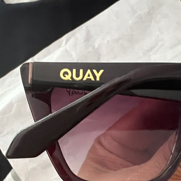 Quay Australia Dark Burgundy Sunglasses - Picture 3 of 7